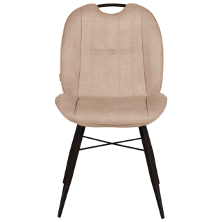 Chaise Shelton - Chaise en tissu beige