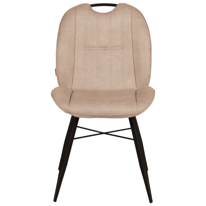 Chaise Shelton - Chaise en tissu beige