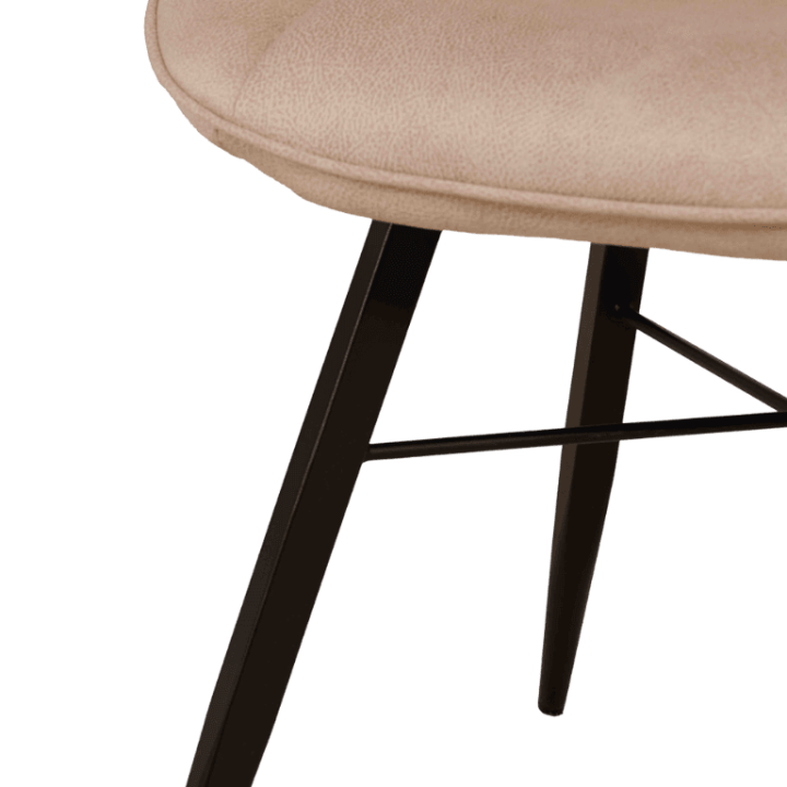 Chaise Shelton - Chaise en tissu beige