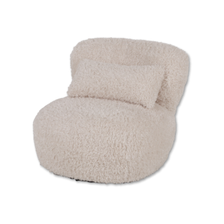 Badesi - Fauteuil Beige / blanc