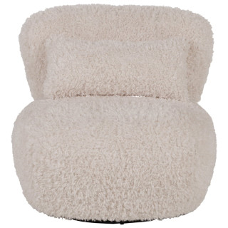Badesi - Fauteuil Beige / blanc
