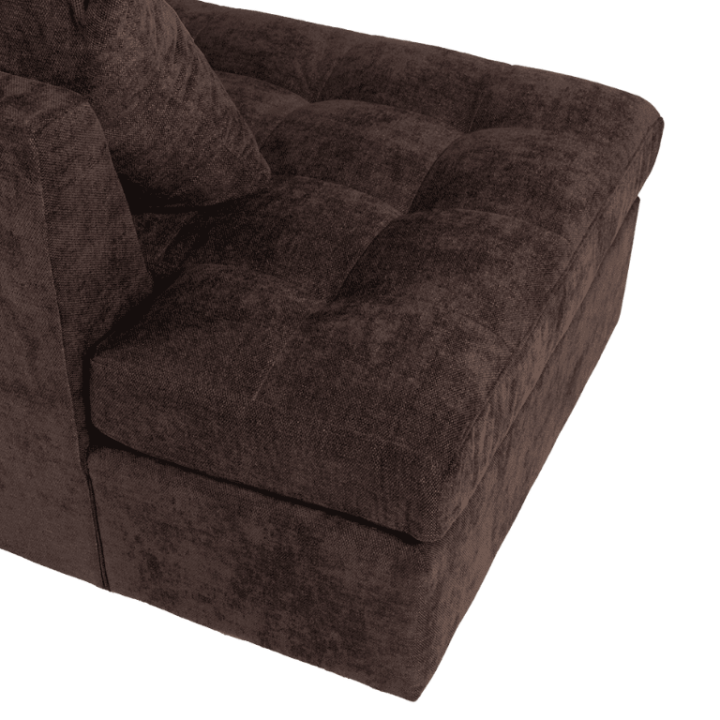 Preston large gauche CL-3 salon latte gris anthracite