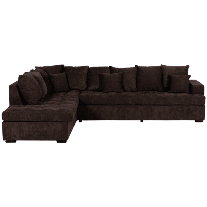 Preston large gauche CL-3 salon latte gris anthracite