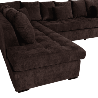 Preston large gauche CL-3 salon latte gris anthracite