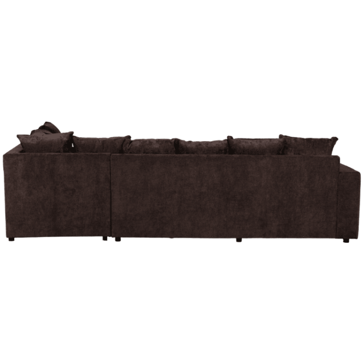 Preston - salon d'angle 3-CL gris anthracite