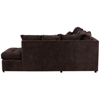 Preston - salon d'angle 3-CL gris anthracite