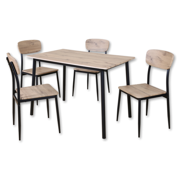 Table et 4 chaises - Sandy