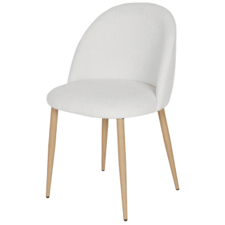 Amelie Chaise bouclé blanc