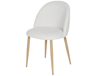Amelie Chaise bouclé blanc