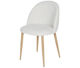 Amelie Chaise bouclé blanc