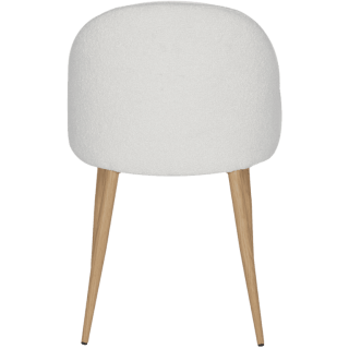 Amelie Chaise bouclé blanc