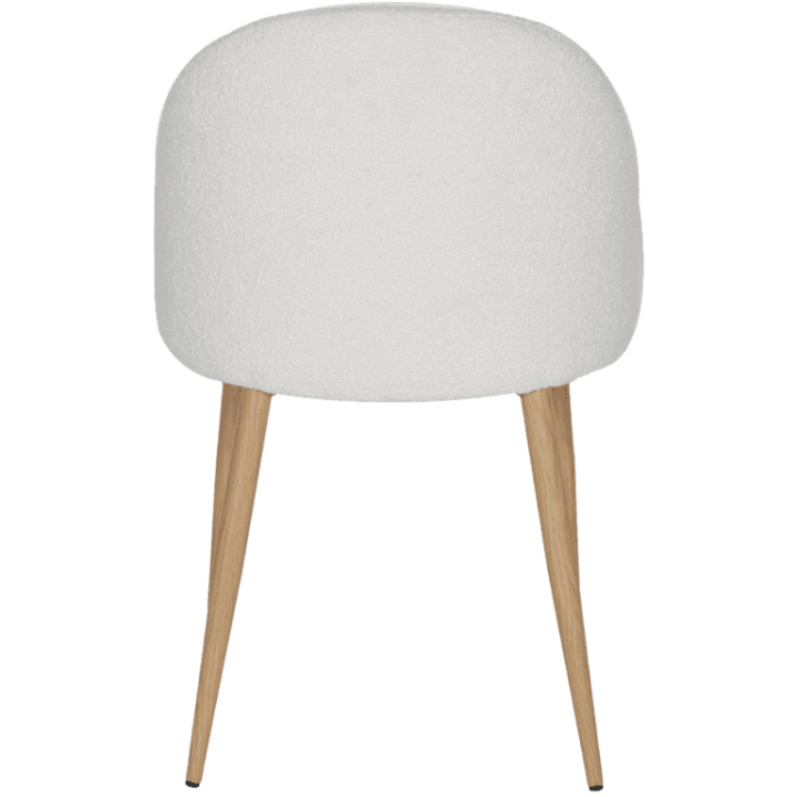 Amelie Chaise bouclé blanc