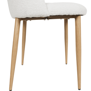 Amelie Chaise bouclé blanc