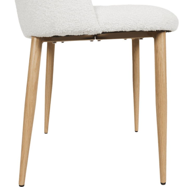 Amelie Chaise bouclé blanc