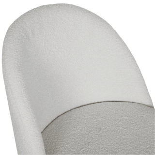Amelie Chaise bouclé blanc