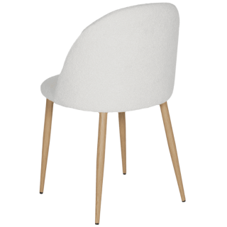 Amelie Chaise bouclé blanc