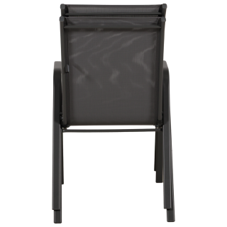 Anduze - Chaise de jardin en tissu gris
