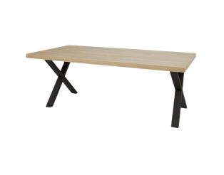 Table Marnix pieds en X