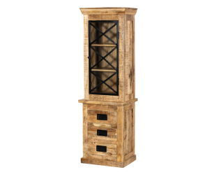 Colonne Barn 009 bois massif mangue