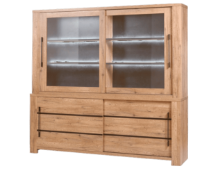 Dressoir + Vaisselier Otto scarlet oak