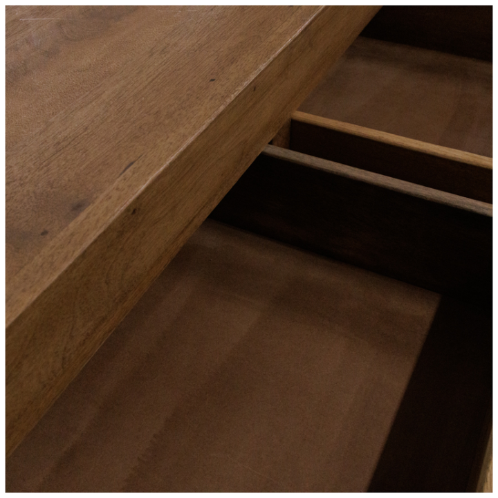 Dressoir DHRUV bois mange/nougat