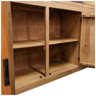 Dressoir DHRUV bois mange/nougat