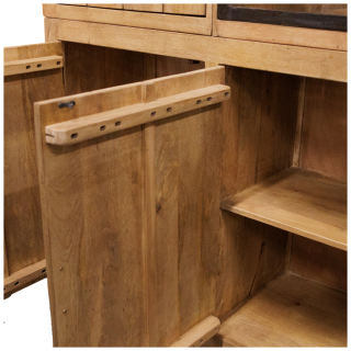 Dressoir DHRUV bois mange/nougat