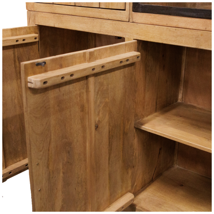 Dressoir DHRUV bois mange/nougat