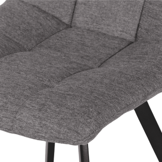 Chaise Stella tissu gris