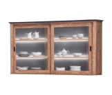 Vaisselier Etienne industrial oak/black line