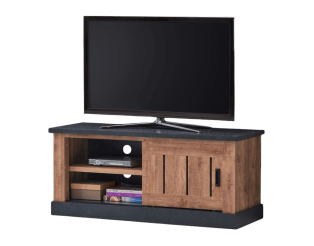Meuble TV Etienne oak/noir
