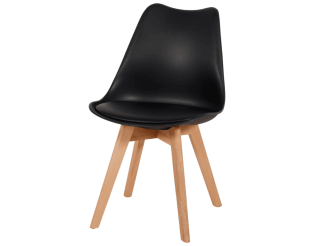Chaise DC-355 noir