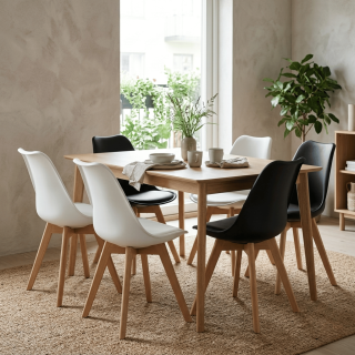 Chaise DC-355 noir