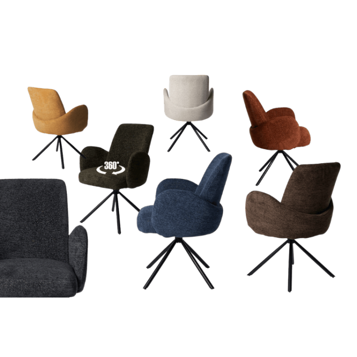 Chaise STTOSCA2 - anthracite