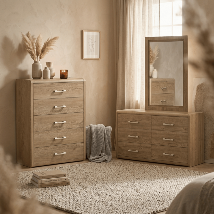 Commode 5T Cara caramel oak