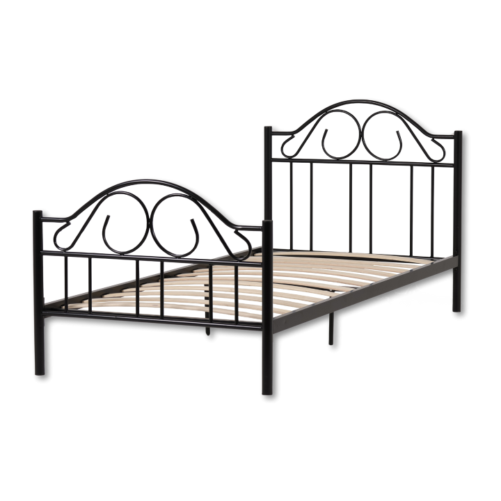 Lit 90x200 Rosalie noir