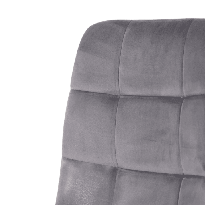 Chaise Zola Velours gris