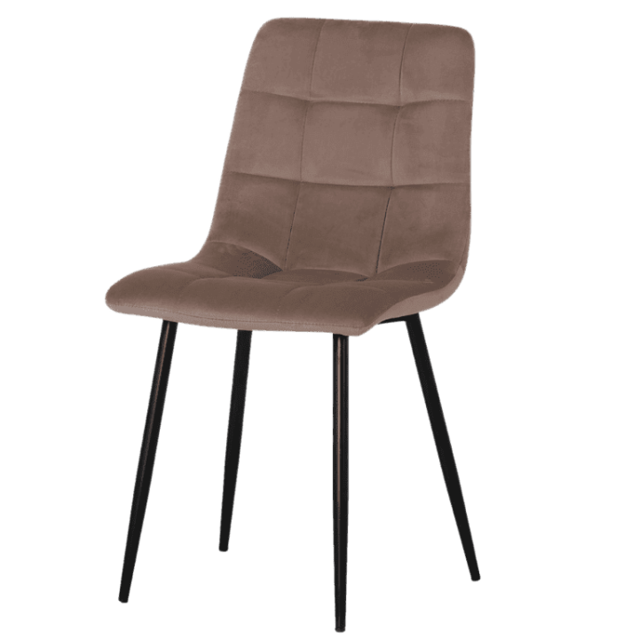 Chaise Zola marron clair