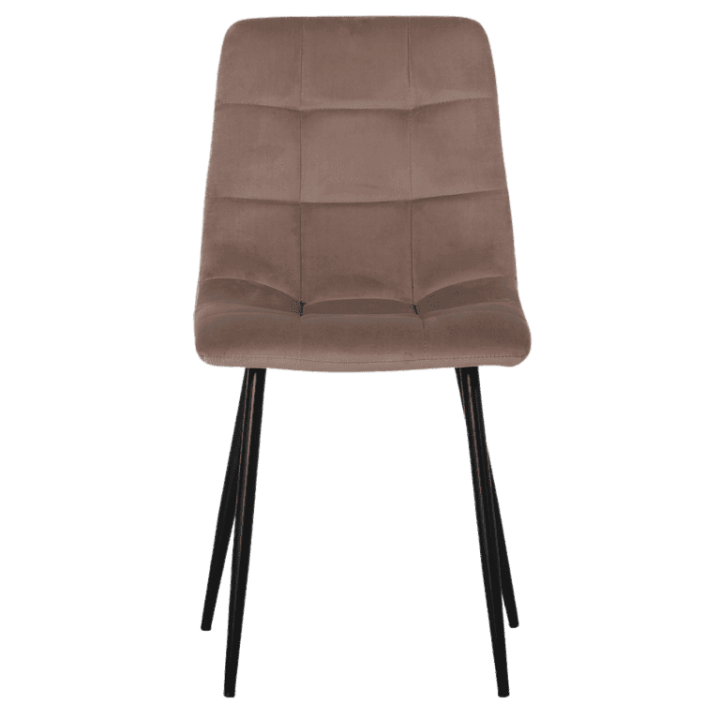 Chaise Zola marron clair