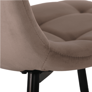 Chaise Zola marron clair