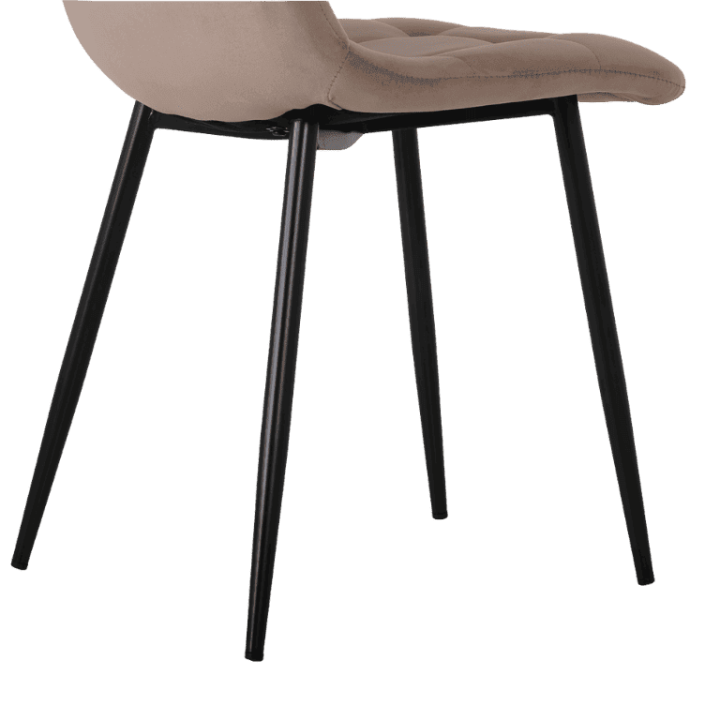 Chaise Zola marron clair