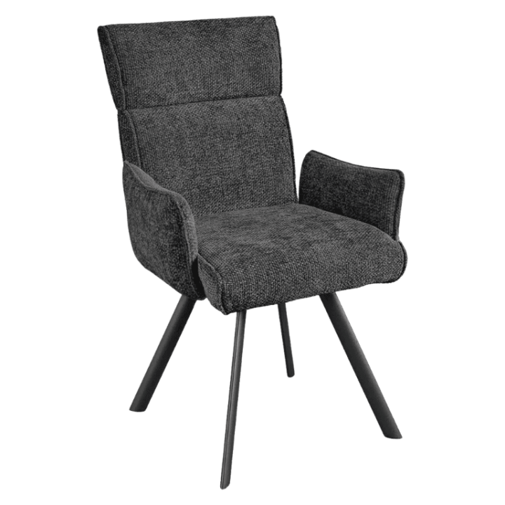 Chaise Ambre gris anthracite