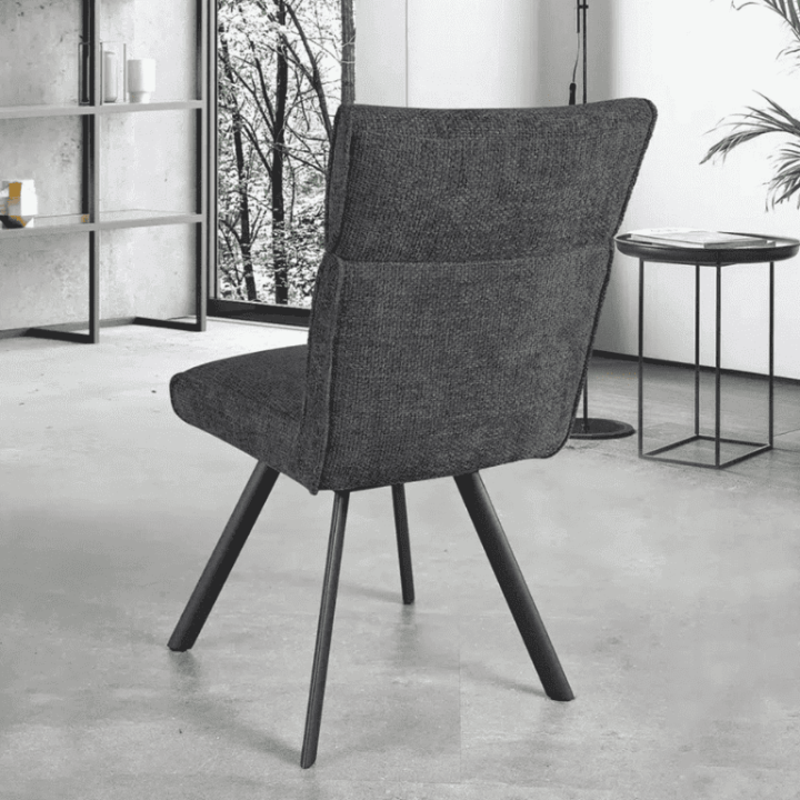 Chaise Ambre gris anthracite