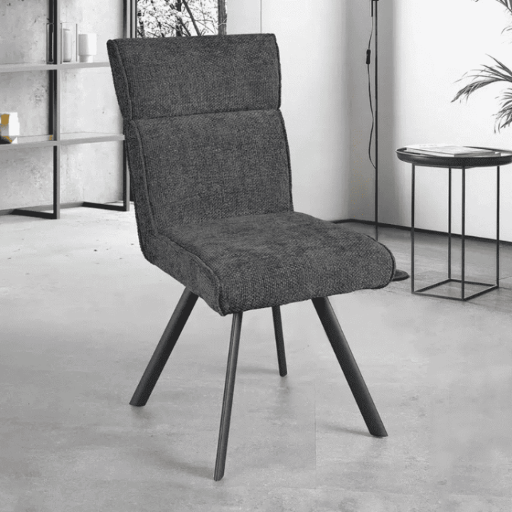 Chaise Ambre gris anthracite