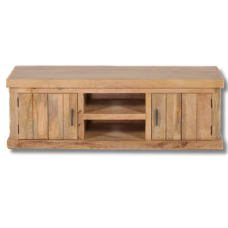 Meuble TV Arya bois mangue/metal/stone