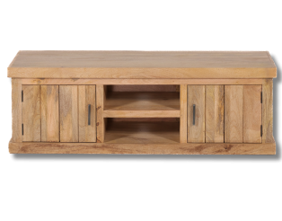 Meuble TV Arya bois mangue/metal/stone