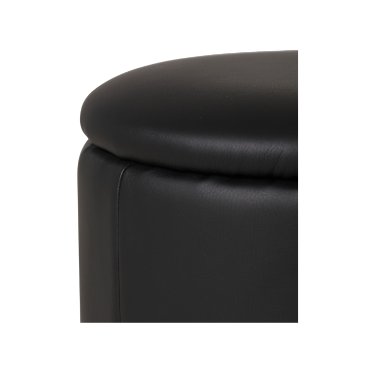 Table +6  Pouf Nora noir