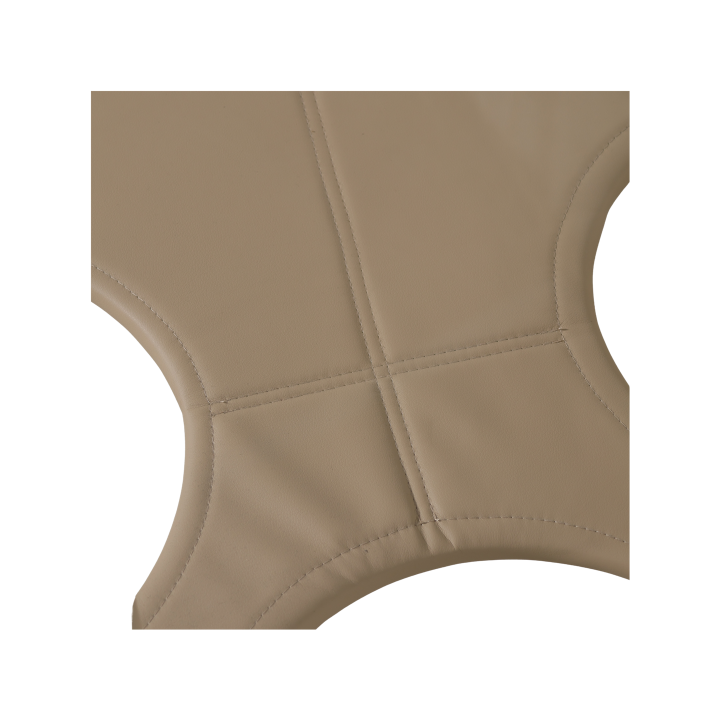 Table de salon + 6 pouf Nora beige