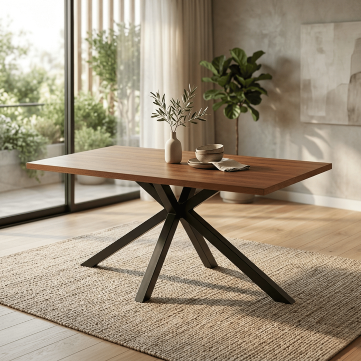 HYMAN 160 - Table rectangulaire 160 cm