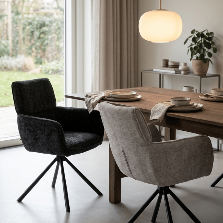 Chaise Denise gris